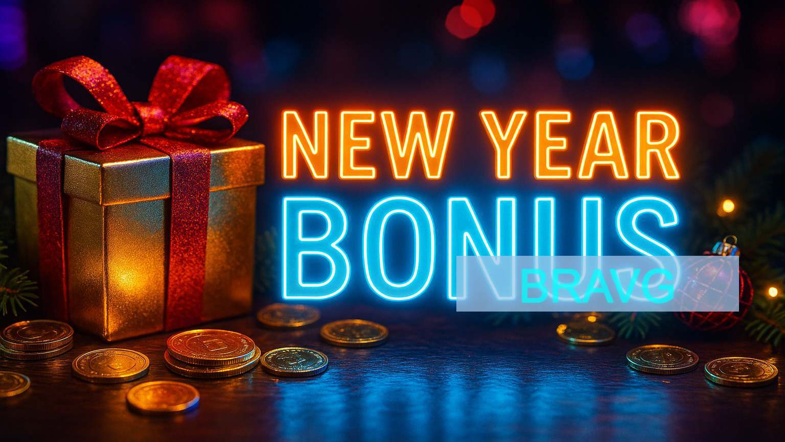 Promoções de Ano Novo no BRAVG 